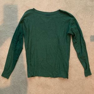 Green American Eagle Light Sweater.